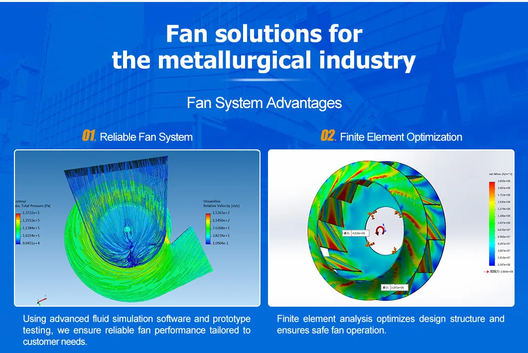 132kW High Temperature Centrifugal Exhaust Blower Industrial Dust Extractor Fan Blower