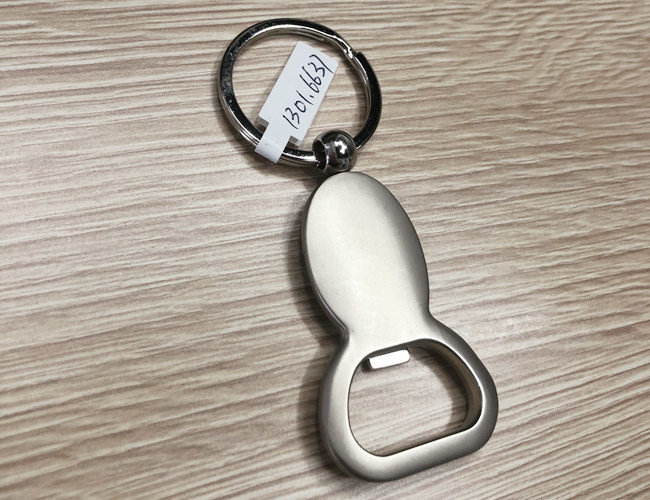 Silver Metal Key Holder Keyring Bottle Opener Keychain