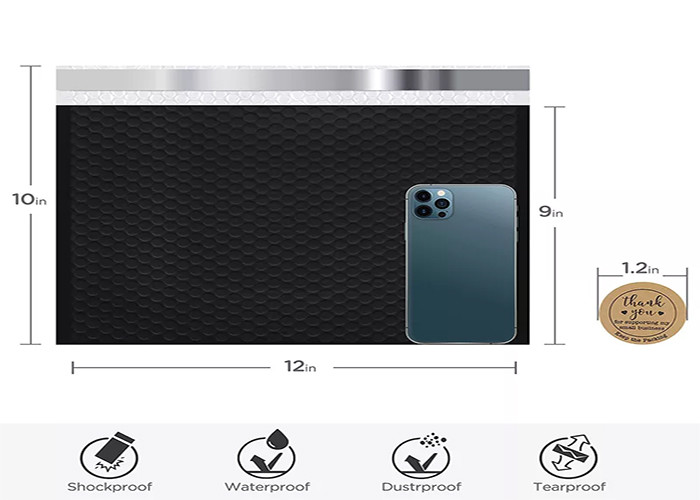 Color Custom Shockproof Bubble Mail Bag Waterproof Dustrproof Tearproof