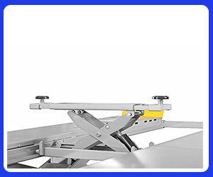 3500kg Super Thin Alignment Scissor Lift With Jack Elector Hydraulic Car Lift