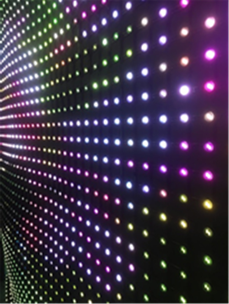Lightweight High Brightness Outdoor Transparent Mesh LED Display