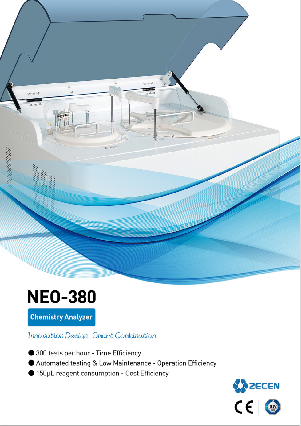 Zecen Bio Chemistry Analyzer Clinical Analytical Instruments Blood NEO-380