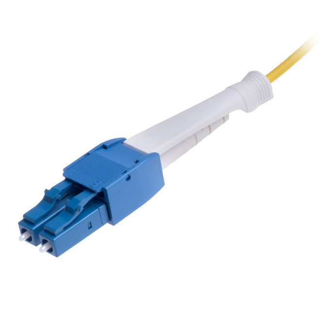 LC Push Pull Uniboot Fiber Optic Connectors High Return Loss Easy Installation