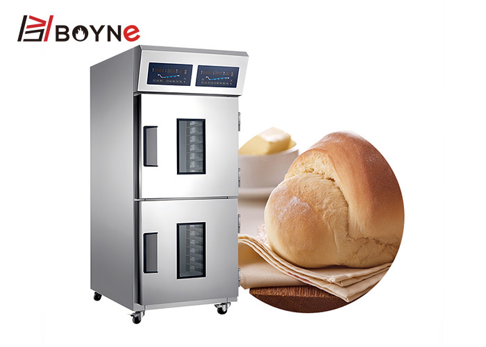Two Half Glass Door 36 Trays Dough Freezer Retarder Microcomputer Control For Bakery Shop