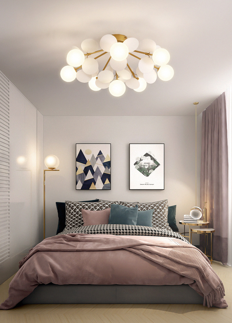 Modern Nordic Led Ceiling Lamp Living Room Kitchen Bedroom Hallway Scandinavian low ceiling light(WH-MA-196)