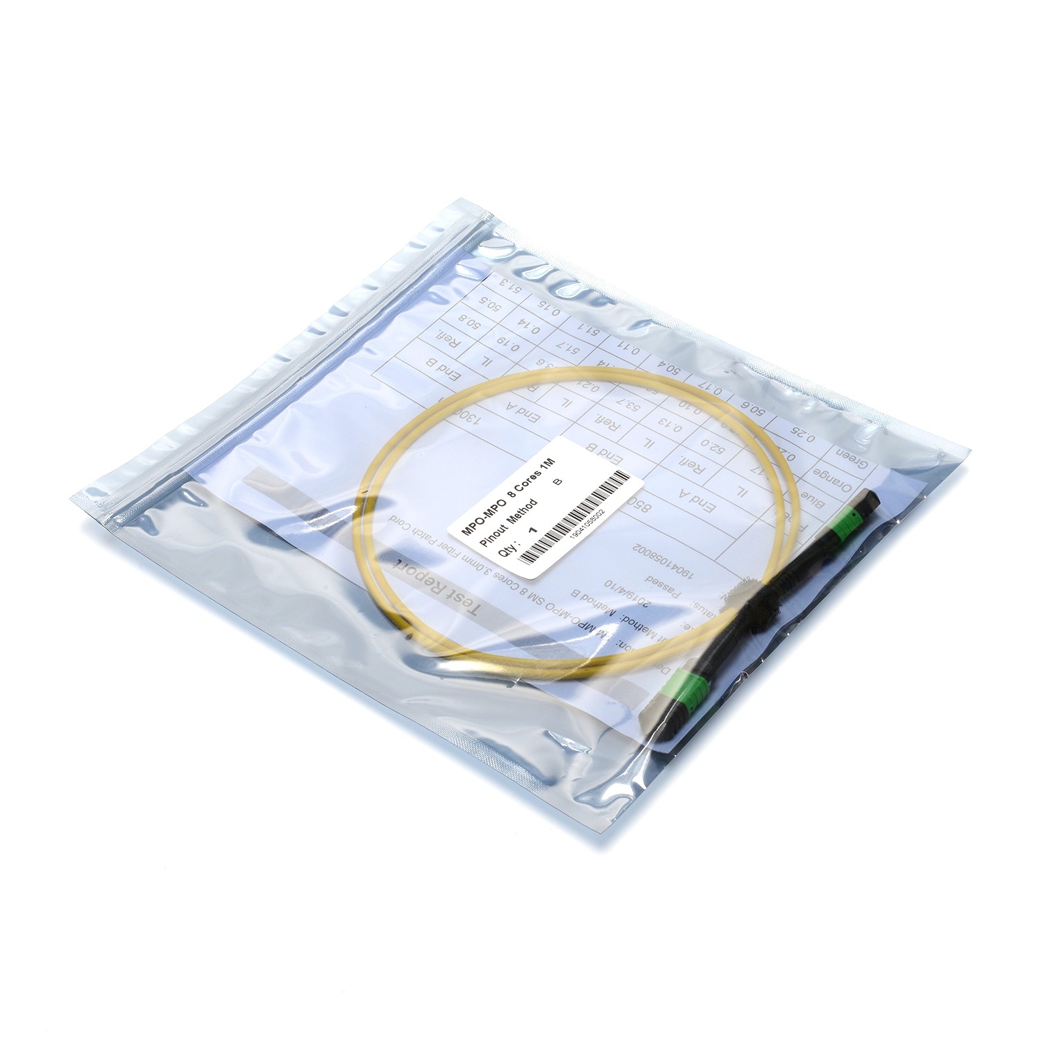OM3 / OM4 Fiber Optic Patch Cord , MPO Fiber Cable 3mm For CATV