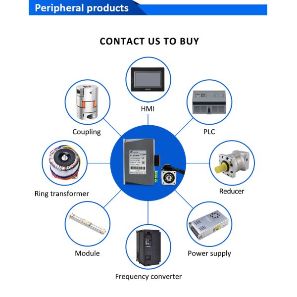 Lichuan DC Closed Loop Stepper Motor Drivers Kit 0.72N.m 2 Phase Nema17 DC24V～48V 1.2A 1000PPR