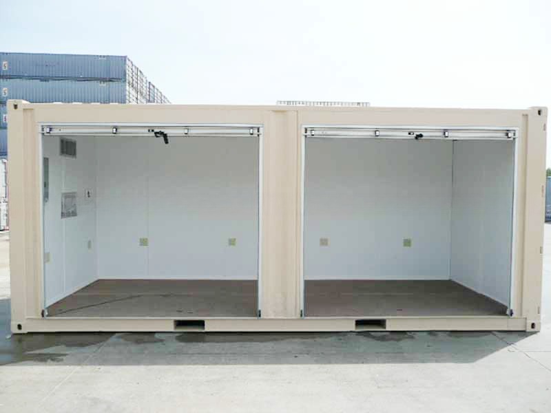 Secure Roller Shutter Side Door Open Pop Up Mobile Shipping 20ft Movable Portable Self Storage for Shipping Containers