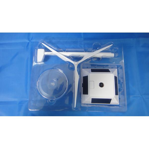 ABS Desktop Model Solar Wind Turbine Toy Home Office Decoration