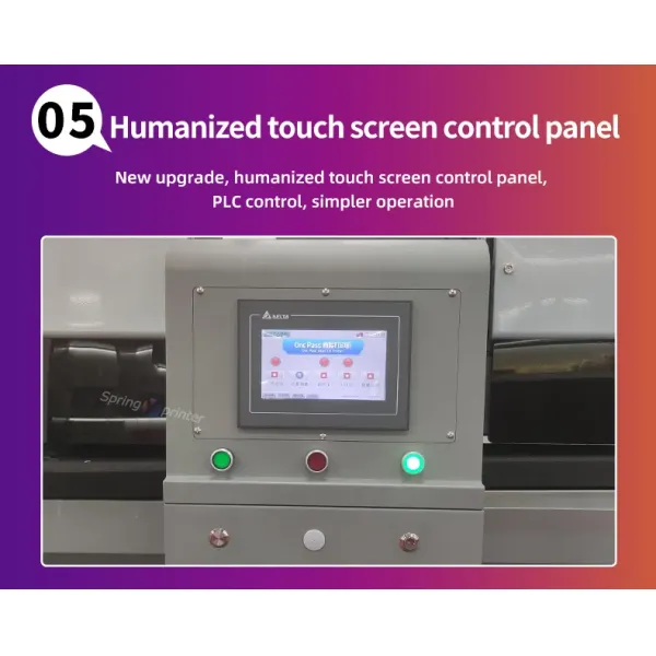 Advanced Single Pass UV Printer with 200 Sqm/H Printing Speed LED Environmental UV Ink and Automatic Ink Scraping Device