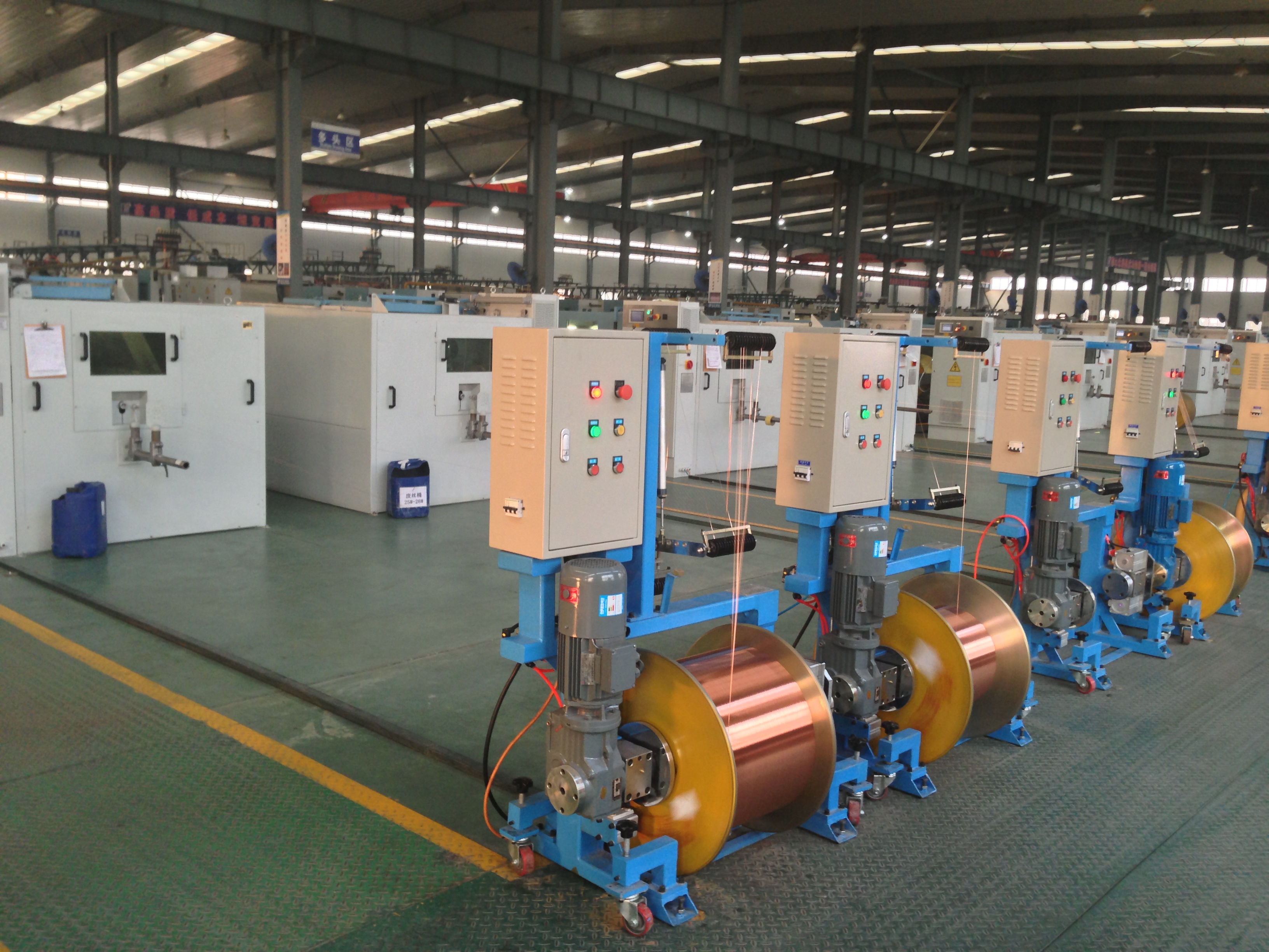 Normal Pay Off Wire Bunching Machine Buncher 1.5Kw Motor Drive Pneumatic Tension Control