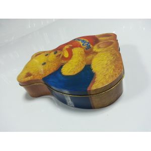 Irregular Tin Candy Containers / Sweet Tin Container / Bear-Shape Tin