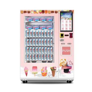 Quality Customized Soft Automatic Ice Cream Vending Machine For School for sale