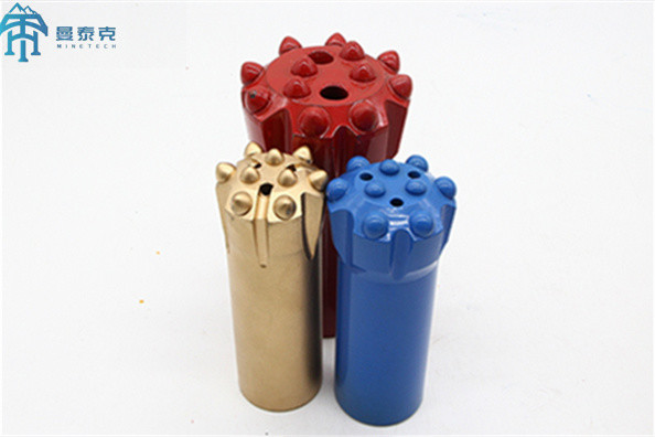 Button R32 51mm Rock Drilling Bit Tungsten Carbide Thread