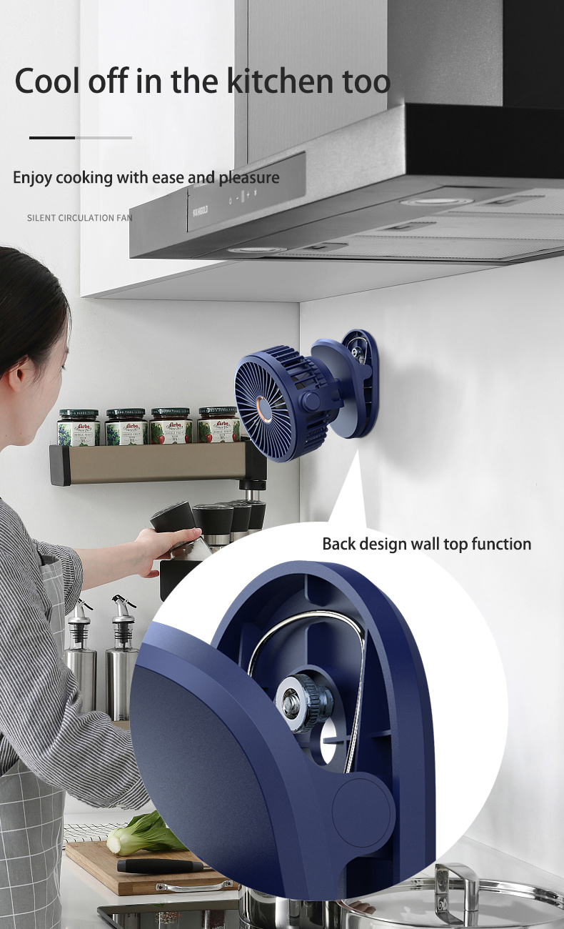 Clip Up Desktop Fans For Personal Space / Home Cooling Fans Portable Clip
