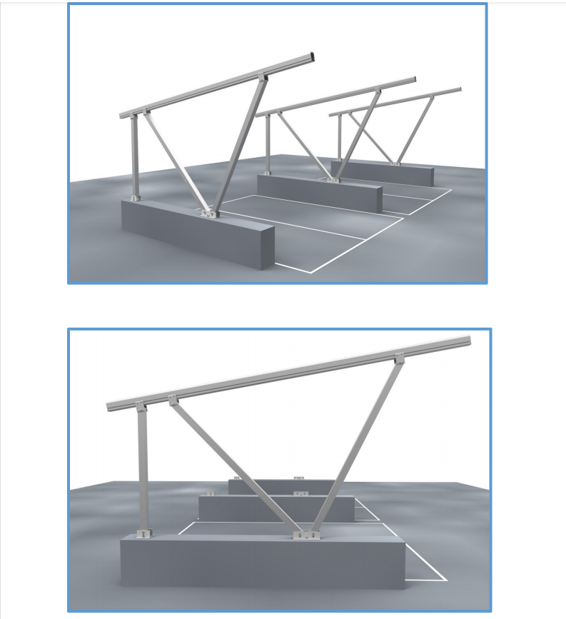 Carport Solar Mounting System 10KW Light Weight Aluminum Solar Carports for Car Parking