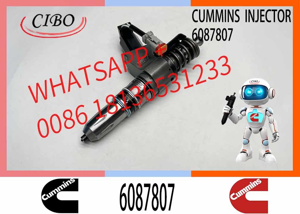 Engineering Machinery N14 Truck Engine System Accessories 6087807 Diesel Fuel Injector