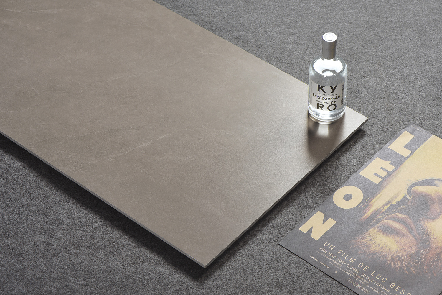 24"X48" Grade AAA Gray Soft Glazed Floor And Wall Porcelain Tiles For Balcony