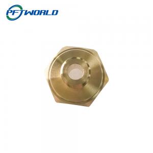 Quality CNC Brass Parts, Brass Precision Components, Custom Machined Brass Hex Nut for sale