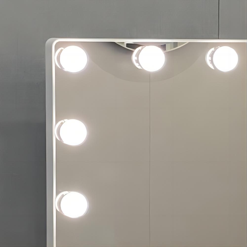 House Decor Small Smart Pocket Hollywood Makeup Vanity Light LED Portable Cosmetic Mirror
