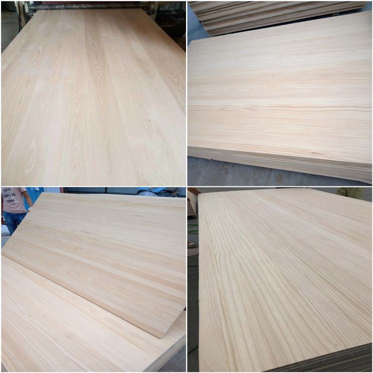 High Pine Paulownia Poplar Joint Wood Heze Board with Finished and Clean Surface