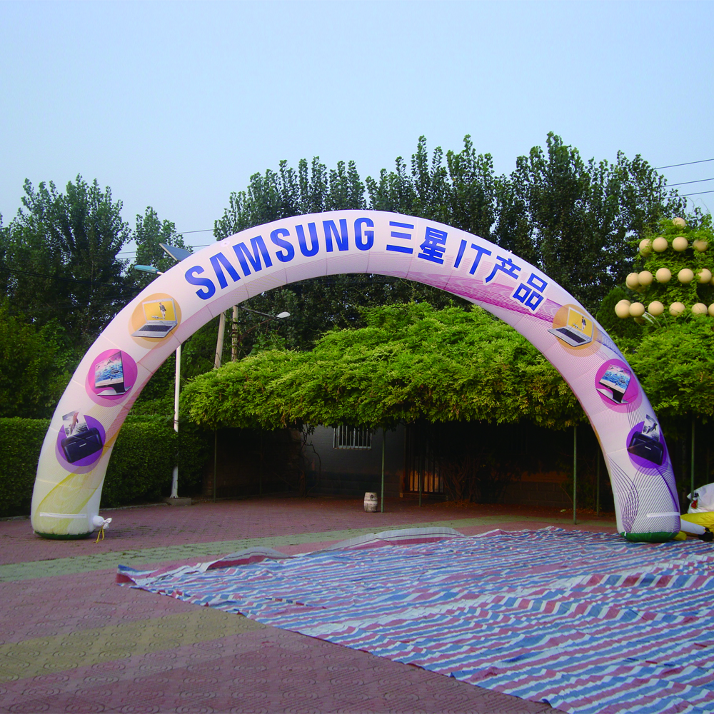 factory wholesale price Customized Logo events marathon start finish line inflatable arch