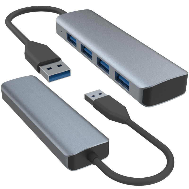 All In One USB A Hub Multiple USB 3.0 Hub Effortless Data Transfer 5Gbps Power Support Mac