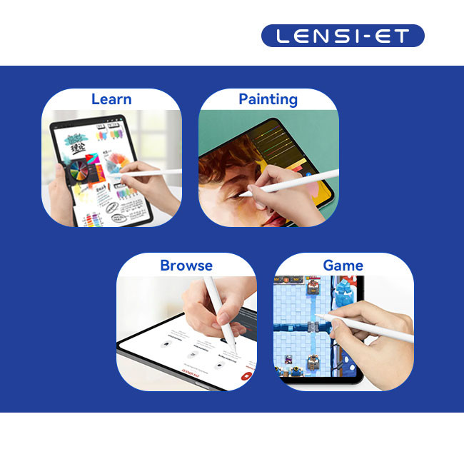 Magnetic Screen Touch Active Capacitive Universal Stylus With Palm Rejection