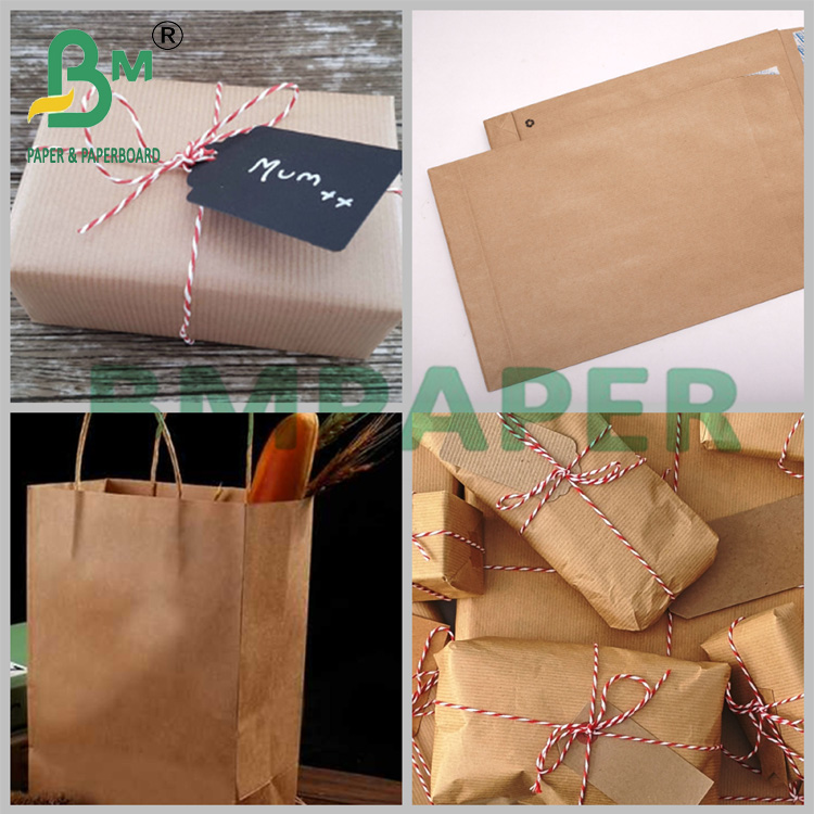 889mm x 1194mm Colored Textured Stripe Kraft Paper for Crafts/DIY 45gsm