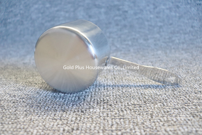 Custom kitchen metal stainless steel cups set for powder different sizes multifunctional food scale measuring cups