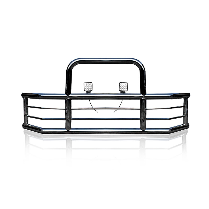 Stainless Steel Big Rig Truck Deer Guard For International Prostar