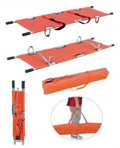 China 104cm Portable Military Folding Medical Stretcher 159kg Manual Power on sale