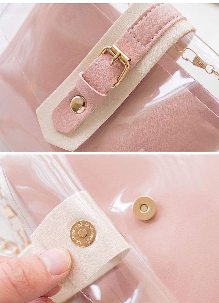 Summer Transparent Clear PVC Jelly Shoulder Bag