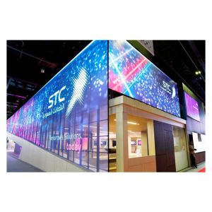 Quality Full Color Transparent LED Display Screen Video Wall P3.91-7.82mm Pixel Pitch for sale