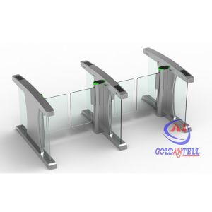 Quality Biometric Scanner SS Dual Channels Speedlane Turnstile Gate for sale