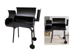 Quality Black Portable Bbq Grill Products , Charcoal Barbecue Stove For Gathering Party for sale