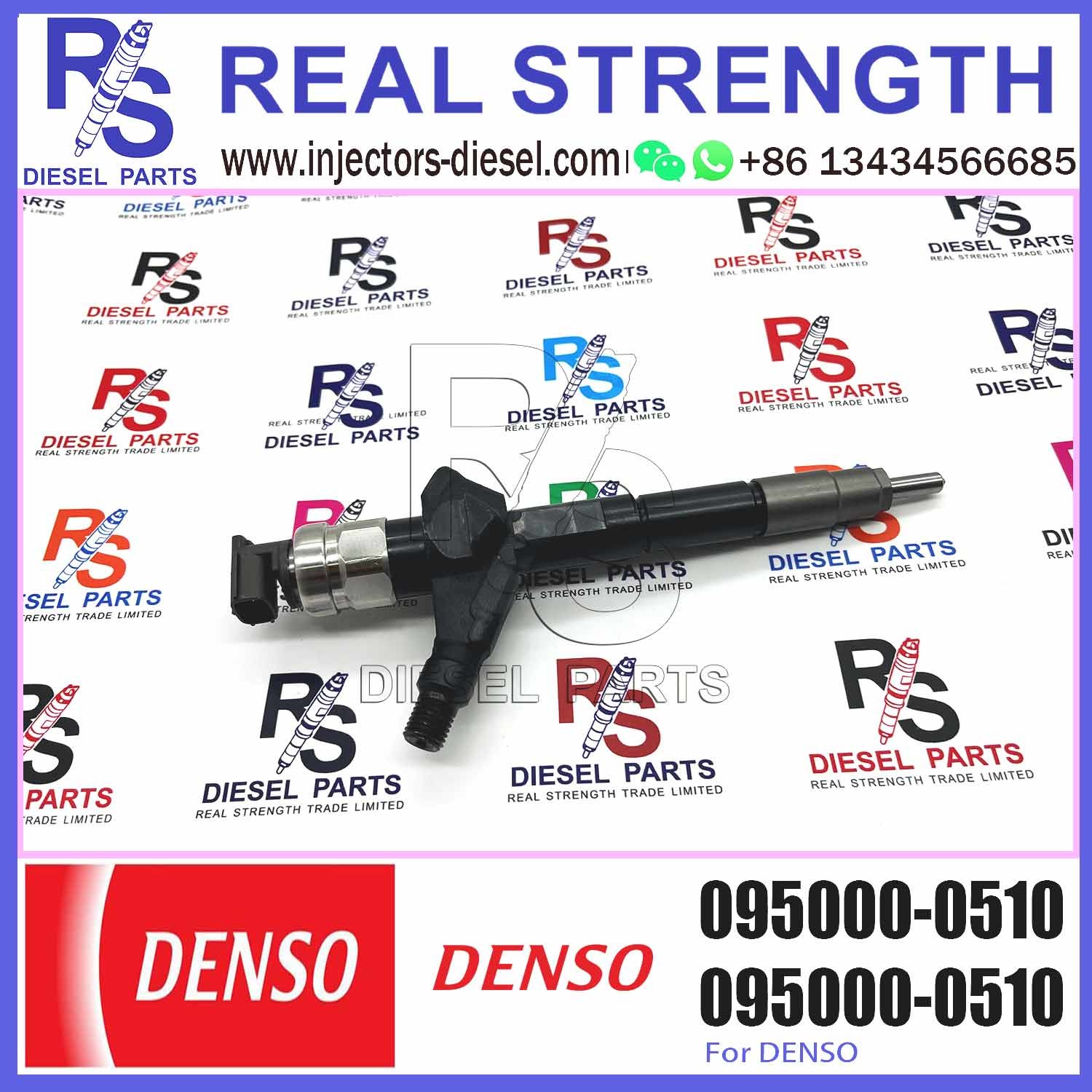 Common Rail Injector 095000-0510 For NISSAN X-Trail T30 2.2L 16600-8H800 16600-8H801