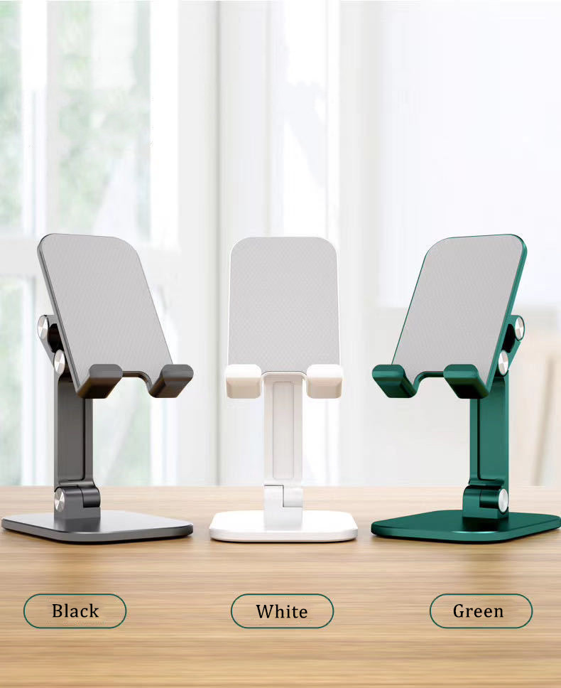 Foldable Lazy Smart Desk Cell Phone Holder For iPad Tablet Mobile Aluminum Alloy Desktop Phone Stand Lightweight and Durable Design