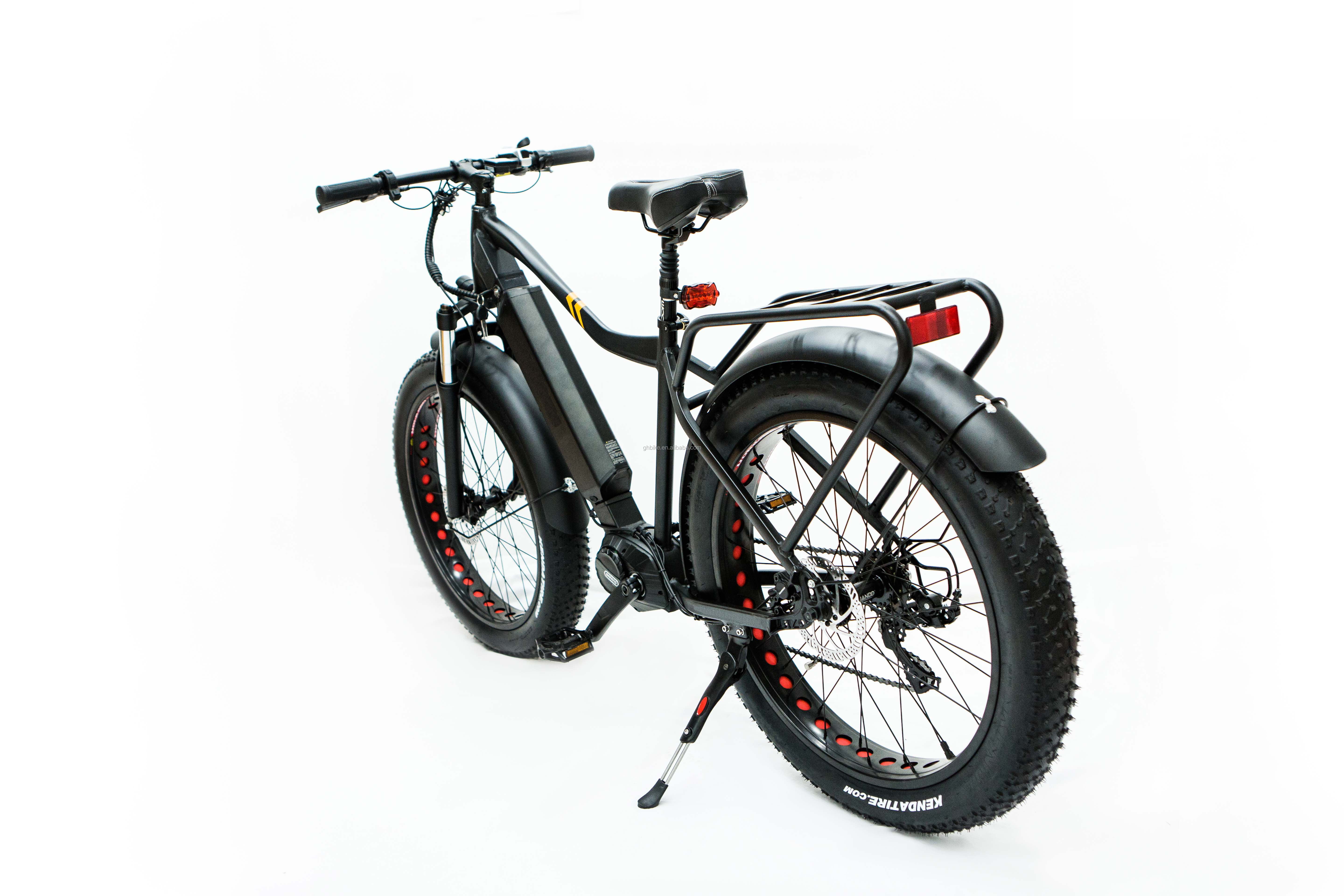 26inch CE CPSC TUV BaFang G521 M600 500W SM 48V 17AH Battery Fat Tire Mountain EBIKE