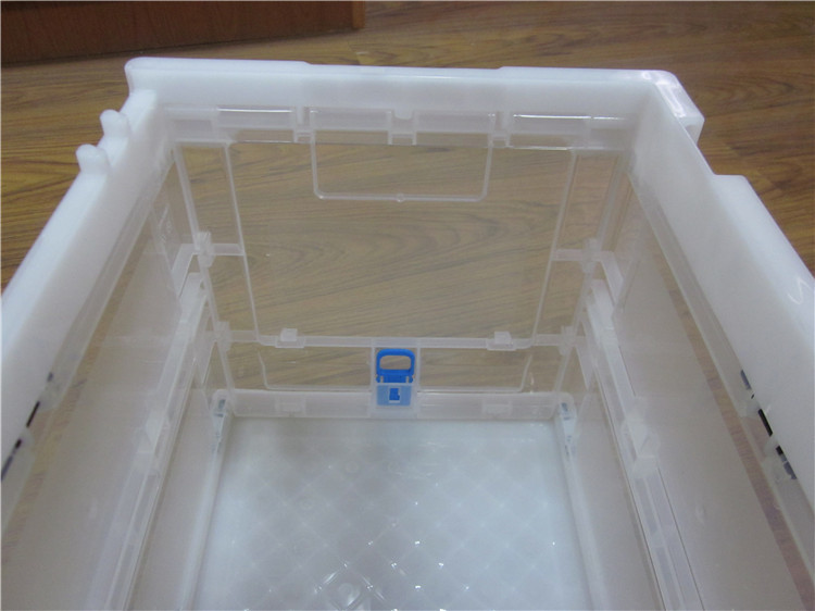 Smooth Inside Portable Collapsible Plastic Containers Handling Material