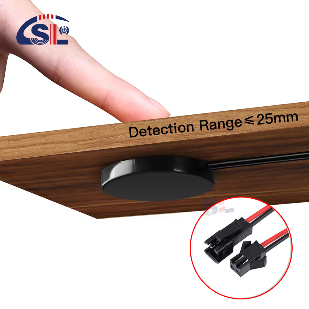 DC12V Wooden Board Smart LED Dimmer Hand Touch Sweep Switch for Cabinet DC12V Output