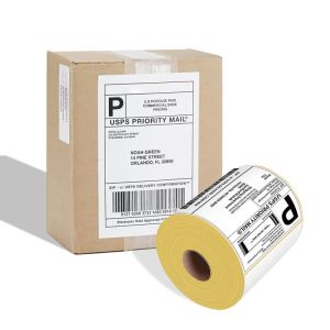 Professional Custom Direct Thermal Labels Durable Thermal Sticker Roll Oil