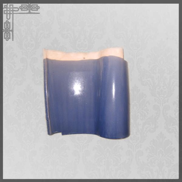 S Shaped Glazed Roof Tile Ceramic Glossy For Villa Residential House