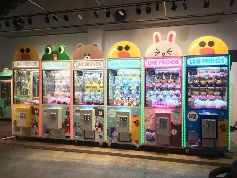 1 Player Crane Plush Toy Doll Claw Stuffed Toy Game Machine Customized for Your Store
