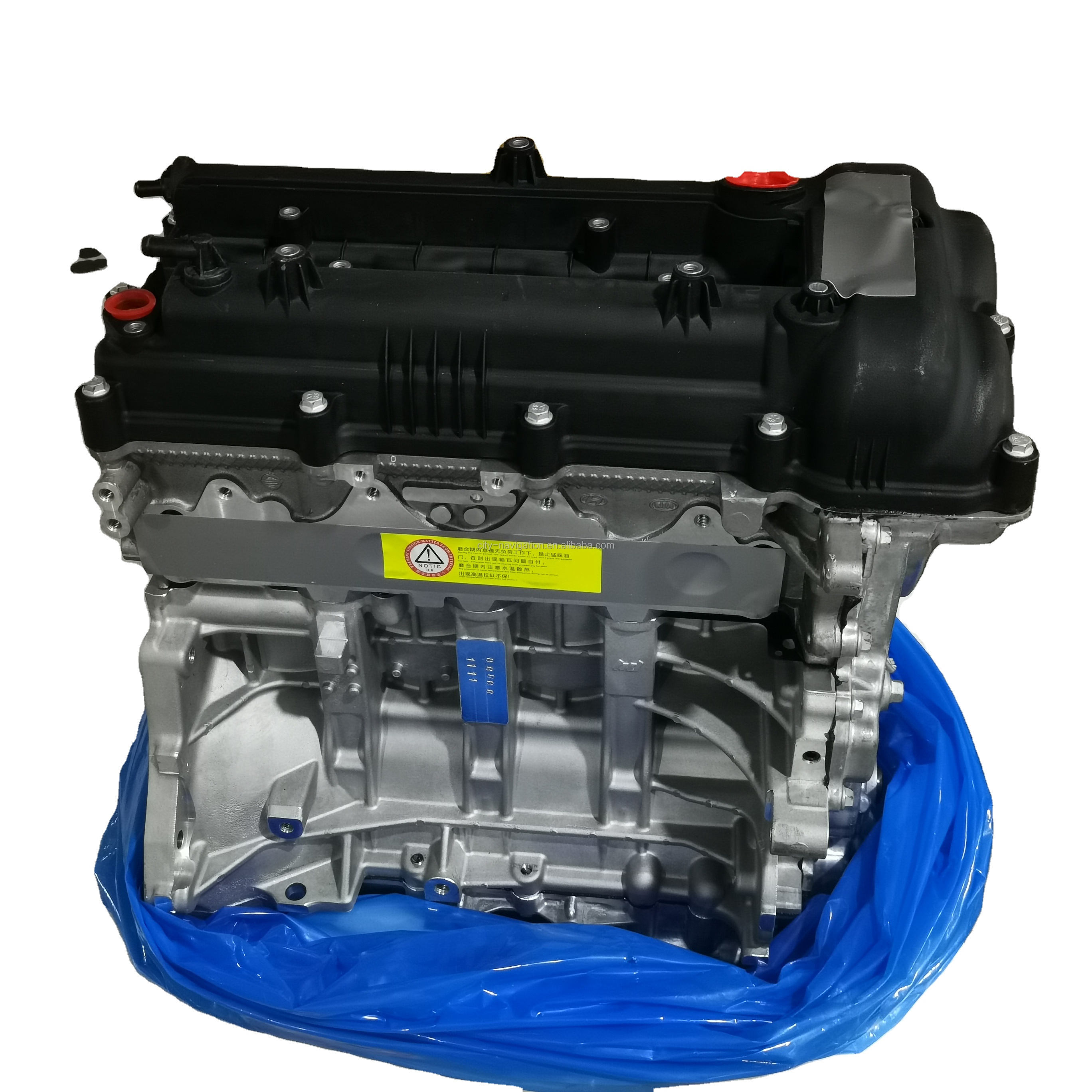 Gas / Petrol Long Block G4FG Engine Assembly and Bare for Hyundai Kia