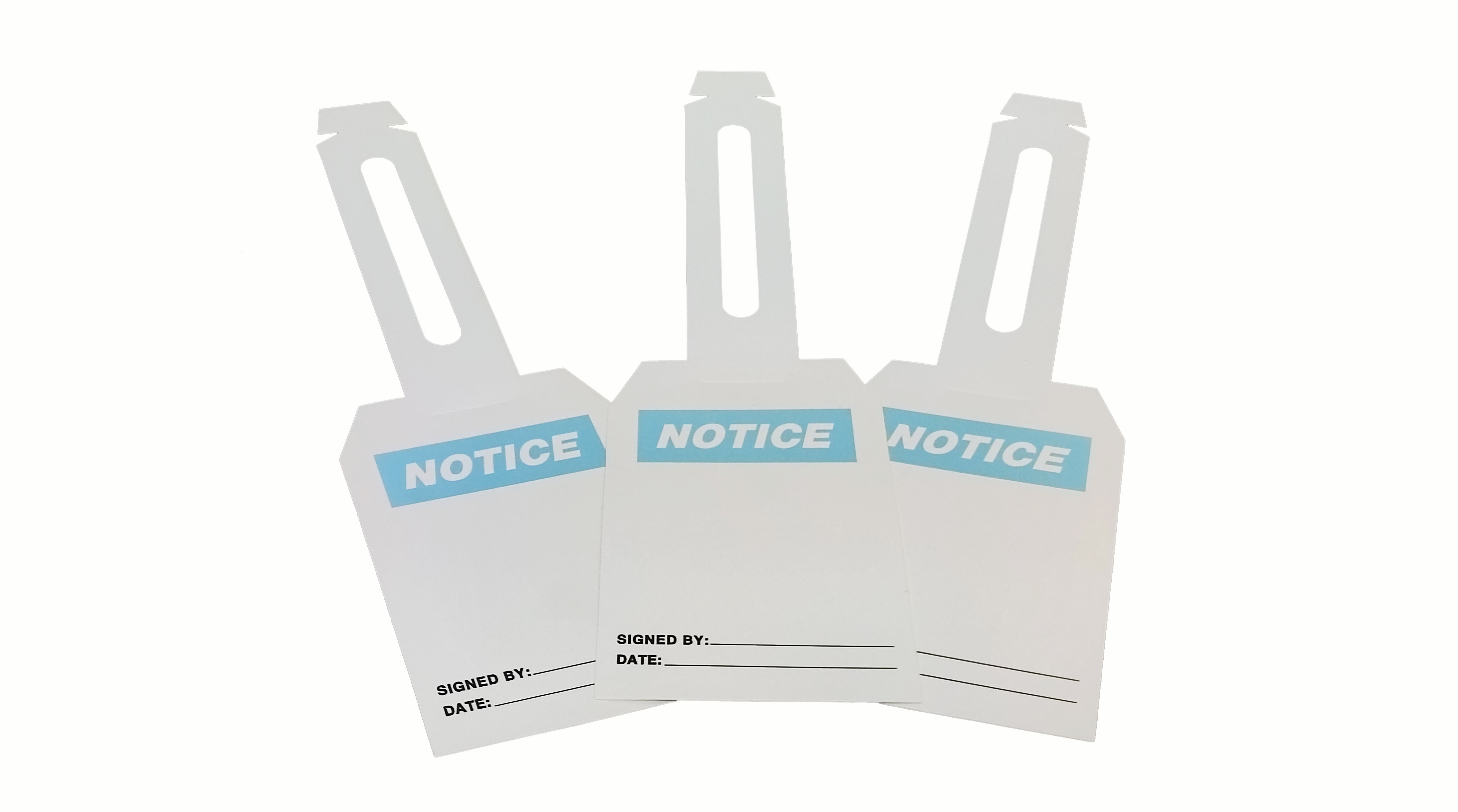 Industrial Plastic Safety Tag with Customized Logo