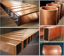 Buy Rectangular Shape ASTM Copper Mould Tube 300mm Thickness For CCM at wholesale prices
