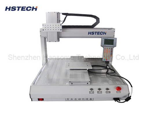 4Axis Glue Dispensing Machine with Teach Pendant Programming, ±0.02mm Repeat Accuracy, and Vacuum Device Leak-proof Function