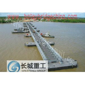 China Pontoon  Bailey bridge/Temporary Steel Bridge on sale