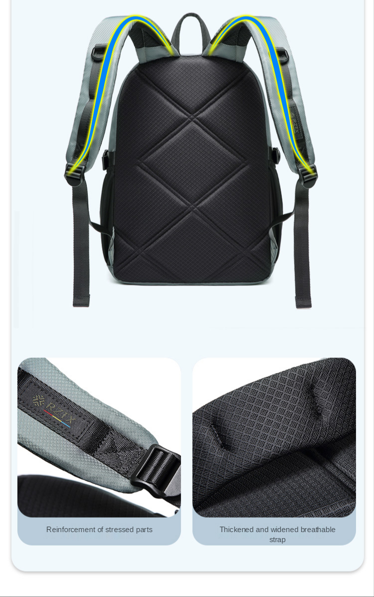 OEM ODM Large Capacity Laptop Backpack Travel Fashion Backpack 0.86kg